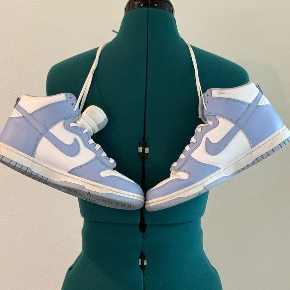 Women's Blue and White Sneakers